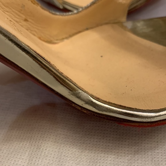 Christian Louboutin Multicolor Toboggan 100 Glittered Solaria Specchio Pumps - Picture 7 of 7